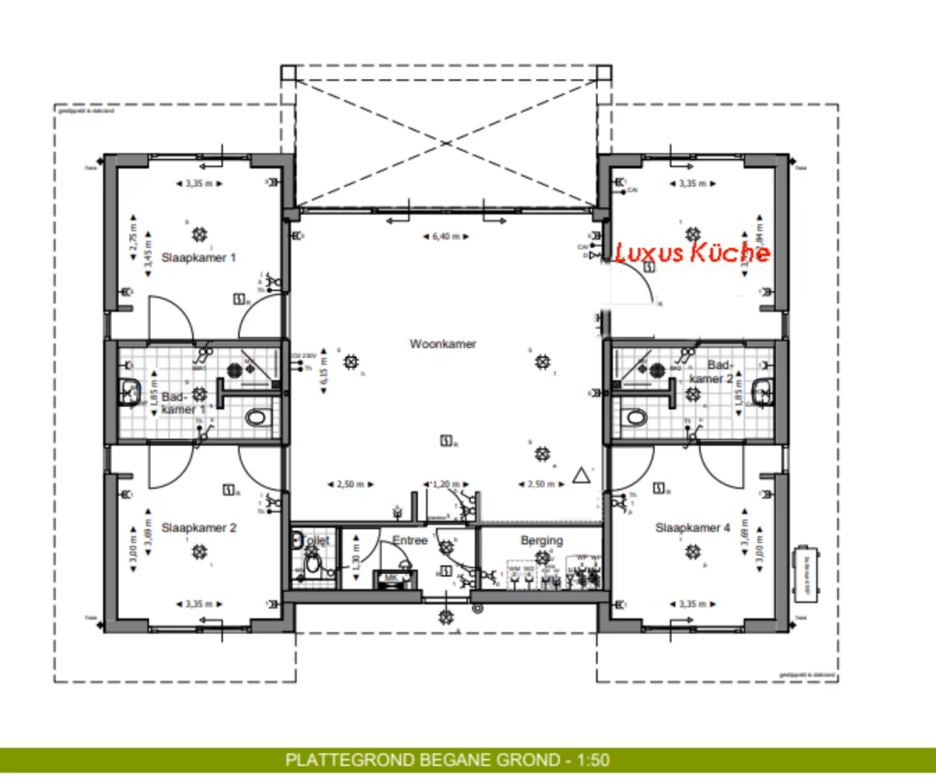 Bungalow Grundriss