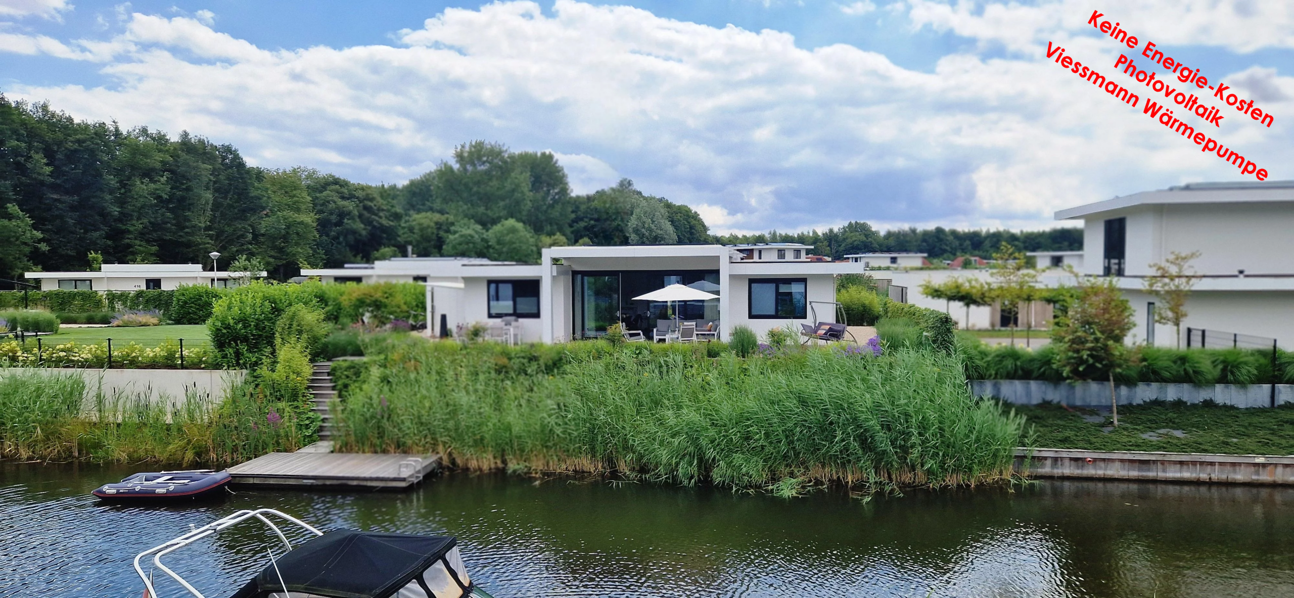 Ferienhaus Harderwold mit Photovoltaik-Viessmann Wärmepumpe